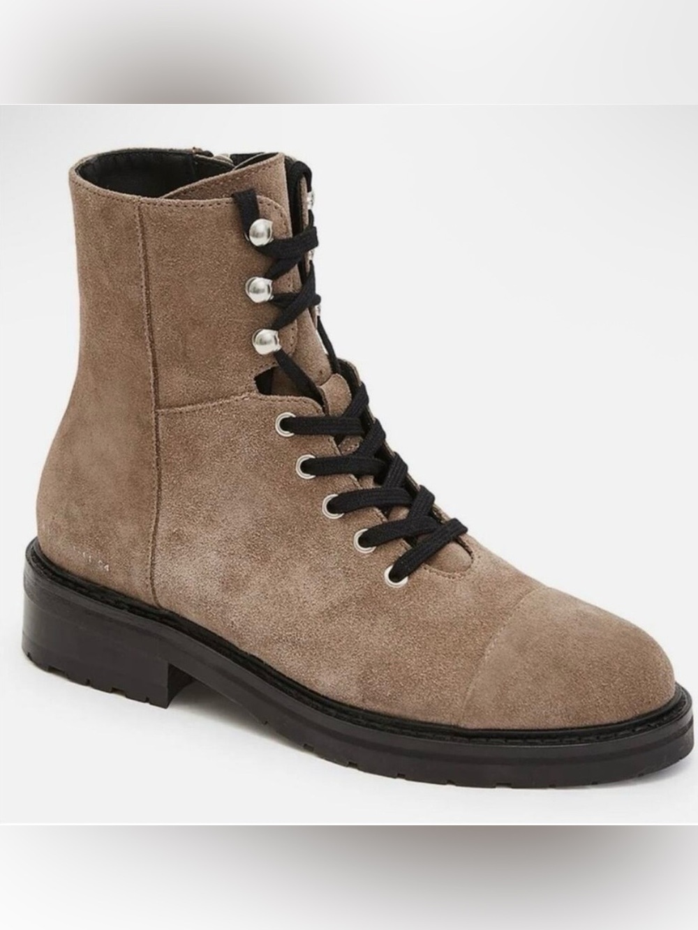 All Saints Dusty Suede Combat Boots